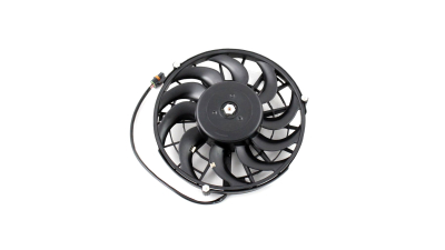 GMV radiator electroventilator Opel Astra F, 09.1990-09.1993, Calibra, 09.1990-09.1993, Tigra, 07.1994-12.2000, Vectra A, 1988-09.1993 Benzina/Diesel, tip climatizare cu AC, dimensiune 160W/295mm, cu 2 pini, plastic, Aftermarket