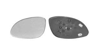 Geam oglinda Opel Vectra B (Sedan+Hatchback+Combi) 1995-02.2003 partea dreapta View Max crom convex reglare parghie fara incalzire