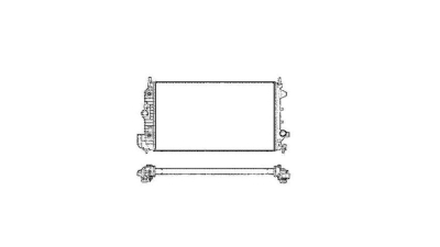 Radiator racire Opel Signum (Z03), 2003-2008 ( 1,9 Cdti 110kw;), Opel Vectra C (Z02), 2002-2009 ( 1,9 Cdti 110kw), Diesel, Automat, Cu/fara AC, 650x415x32, Cu lipire fagure prin brazare Aftermarket