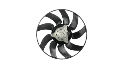 GMV ventilator radiator Opel Vectra C, 2002-2009, Signum, 2003-2008, motor 3.0 CDTI, diesel, cu AC, 180 W; 385 mm; 2 pini, 