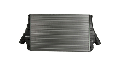Intercooler Saab 9.3, 03.2005-02.2015, Cadillac BLS, 04.2006-12.2010, Opel Vectra C OPC, 08.2005-08.2008, motor 2.8 V6T, benzina, cu/fara AC, aluminiu brazat/plastic, 650x397x30 mm, SRLine, 