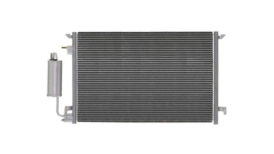 Condensator climatizare Opel Vectra C, 04.2002-03.2005, Signum, 05.2003-09.2005, motor 2.0 DTI, 74 kw; 2.2 DTI, 92 kw diesel, full aluminiu brazat, 660 (615)x410 (390)x17 mm, cu uscator filtrat