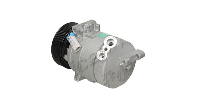 Compresor aer conditionat Opel Vectra C, 2002-2009, Signum, 2003-2008 motor 2.2 DTI, 74kw/92kw, 3.0 CDTI, 130/135kw, diesel; 3.2 V6, 155kw, benzina, rola curea 110 mm, 6 caneluri, tip Sanden: PXV16