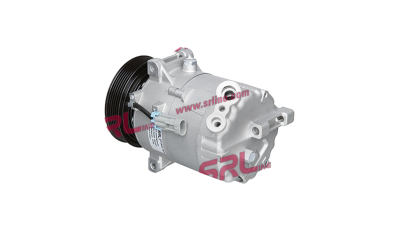 Compresor aer conditionat Opel Vectra C, 2002-2009, Signum, 2003-2008 motor 2.2 DTI, 74kw/92kw, 3.0 CDTI, 130/135kw, diesel; 3.2 V6, 155kw, benzina, rola curea 110 mm, 6 caneluri, tip Sanden: PXV16