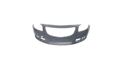 Bara fata Opel Insignia, 09.2008-12.2013, grunduit, cu gauri pentru spalatoare faruri, 01400474, fara capac carlig remorcare