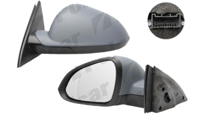 Oglinda exterioara Opel Insignia (G09) 09.2008-2017 si Insignia 2017-, 7 pini, pliabila, partea stanga View Max crom asferica carcasa prevopsita grunduita reglare electrica cu incalzire 5520515M