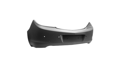 Bara spate Opel Insignia (G09), 09.2008-12.2013 Model Sedan/Hatchback, parte montare grunduita, cu gauri senzori parcare, 552096-J, Aftermarket