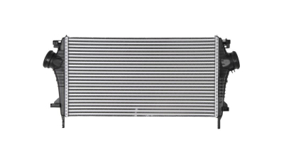 Intercooler Saab 9-5, 01.2010-2012, motor 2.0 T 162kw, 2.8 V6 T 221kw, benzina, cu/fara AC, aluminiu brazat/plastic, 663x362x32 mm, Behr/Hella, 