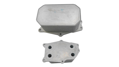 Radiator racire ulei motor, termoflot Cadillac BLS, 04.2006-12.2010, motor 2.8 V6 T, 184/206 kw, ; SRX, 07.2009-2015, motor 2.8 V6 T, 221 kw, benzina, , 140x85x60 mm, din aluminiu