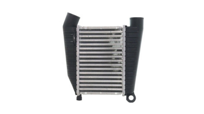 Intercooler Opel Omega B, 04.1994-08.2001, motor 2.5 TD 96kw, diesel, cu/fara AC, aluminiu brazat/plastic, 232x155x65 mm, Behr/Hella, 