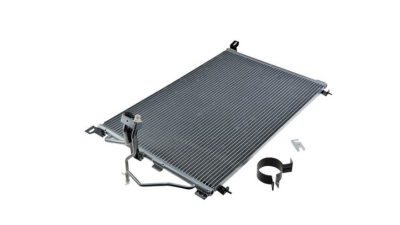 Condensator climatizare Opel Omega B, 02.2001-07.2003, motor 3.2 V6, 160 kw benzina, cutie automata, full aluminiu brazat, 695 (645)x450x16 mm, fara filtru uscator