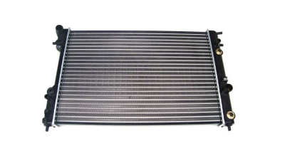Radiator racire Opel Omega B, 02.2001-08.2003, motor 3.2 V6, 160 kw; Omega B, 03.1994-09.2000, 2.6 V6, 132 kw, benzina, cutie manuala, cu/fara AC, 652x452x23 mm, aluminiu/plastic, 