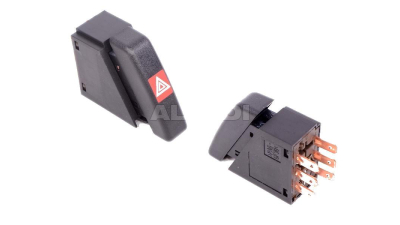 Buton avarie Opel Calibra, 10.1989-07.97, Calitate PJ, culoare neagra, 1241656/90316901,