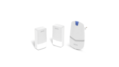 Sonerie digitala fara fir si fara baterie, cu 2 unitati de exterior - kinetic,, 1 buc., 55343WH-2
