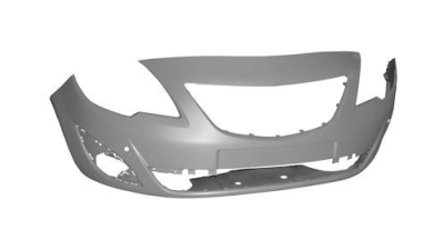 Bara fata Opel Meriva B, 06.2010-01.2014, grunduit, cu gauri pentru senzori de parcare, 1400817