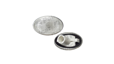 Lampa semnalizare laterala Opel Tigra, 10.1994-12.2001; Sintra, 01.1996-12.1998, fata, Stanga = Dreapta, oval; WY5W; alb; tuning, TYC