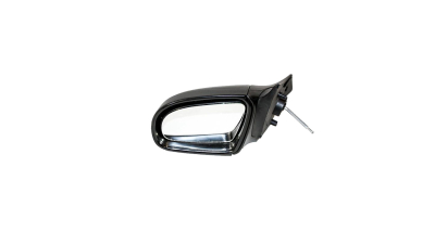 Oglinda exterioara Opel Corsa B 01.1993-10.2001 partea stanga BestAutoVest crom convex carcasa neagra reglare parghie fara incalzire
