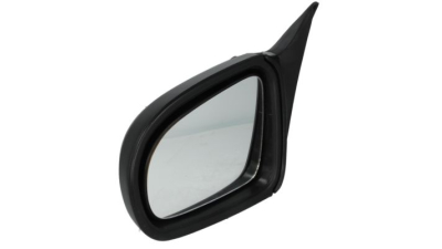 Oglinda exterioara Opel Corsa B 01.1993-10.2001 partea stanga View Max crom plana carcasa neagra reglare electrica cu incalzire