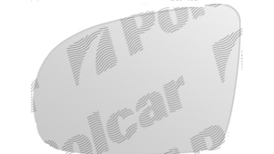 Geam oglinda Opel Corsa B 01.1993-10.2001 partea stanga View Max crom plana