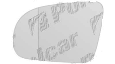 Geam oglinda Opel Corsa B  01.1993-10.2001 partea stanga BestAutoVest crom asferica cu incalzire