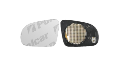 Geam oglinda Opel Corsa B 01.1993-10.2001 partea dreapta BestAutoVest crom convex cu incalzire