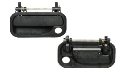 Maner usa exterior Opel Tigra, 10.1994-12.2001, Opel Vectra B, 1995-02.2003, negru, 90546387, usa fata partea Stanga