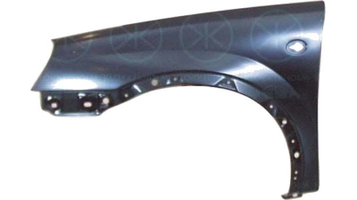 Aripa fata Opel Combo C, 07.2000-10.2010 , Corsa C 2000-2006 , partea Stanga, cu gaura pentru semnalizare, 1101031, 555601-J galvanizata