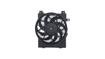 GMV radiator electroventilator Opel Corsa C (X01), 2000-2006 Motorizare 1, 0 43kw; 1, 2 16v 55kw; 1, 4 16v 66kw; 1, 8 16v 92kw; 1, 6 64kw Benzina, tip climatizare cu AC, cutie Manuala, dimensiune 180W/295mm, cu 2 pini, plastic, Aftermarket