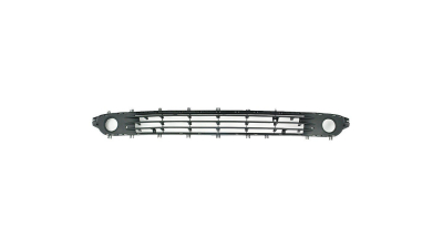 Grila bara fata Opel Corsa C si Combo 07.2000-10.2003 mijloc , neagra cu locas pentru proiectoare
