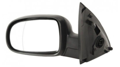 Oglinda exterioara Opel Corsa C 07.2000-10.2010 partea stanga View Max crom asferica carcasa prevopsita grunduita reglare electrica cu incalzire