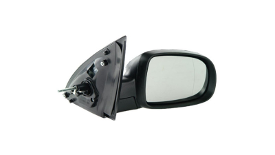 Oglinda exterioara Opel Corsa C, 07.2000-10.2010, partea Dreapta, culoare sticla crom, sticla convexa, cu carcasa grunduita, reglare manuala, 1426526; 1428303; 1428857
