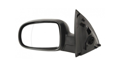 Oglinda exterioara Opel Corsa C 07.2000-10.2010 partea dreapta View Max crom convex carcasa prevopsita grunduita reglare electrica cu incalzire
