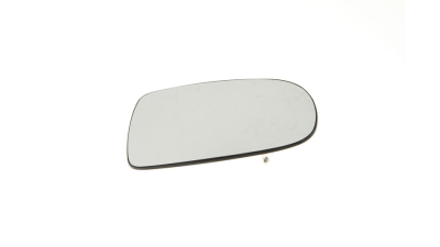 Geam oglinda exterioara cu suport fixare Opel Corsa C, 07.2000-10.2010, Tigra, 05.2004-09.2009, Corsa, partea Dreapta, incalzit; sticla convexa; geam cromat, Aftermarket