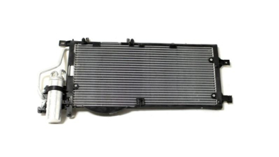 Condensator climatizare Opel Corsa C, 09.2000-07.2003, Combo C, 10.2001-07.2003, motor 1.7 DI, 48 kw/1.7 DTI, 55 kw diesel, cutie manuala, full aluminiu brazat, 595(545)x265x16 mm, cu uscator filtrat33064409->; 34400469->->53999999; ->54999999