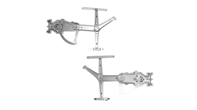Macara geam Opel Corsa C cu 5 usi 2003-2006 Fata Stanga 5140039, electrica