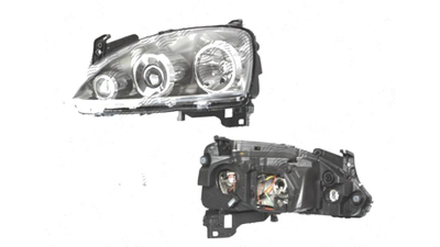Far Opel Corsa/Combo C, 10.2003-10.2010, fata, Stanga, lense; Tip= ZKW; H7+H7; electric; fara motoras, DEPO