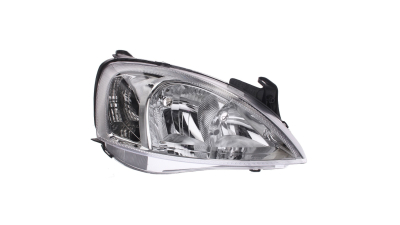 Far Opel Corsa/Combo C 03.2005-10.2010, partea Dreapta, electric, tip Valeo, tip bec H7+H7, cu motoras, TYC