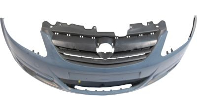 Bara fata Opel Corsa D, 07.2006-01.2011, grunduit, cu locas pentru proiectoare, 6400629