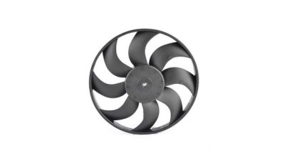 GMV ventilator radiator Opel Corsa D (S07), 2006-2015, motor 1.4 Turbo, 1.6 T, benzina, 1.3 CDTI, 1.7 CDTI, diesel, cu AC, 385 mm; 2 pini, fara pre-rezistor