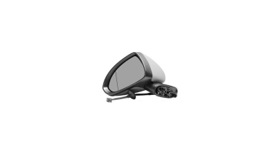 Oglinda exterioara Opel Corsa D 07.2006-12.2014, Corsa E 11.2014-, partea dreapta View Max crom convex carcasa prevopsita grunduita reglare electrica fara incalzire