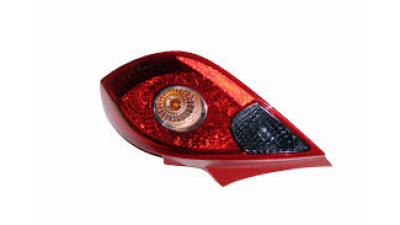 Stop spate lampa Opel Corsa D, 2006-2014 3 Usi, spate, omologare ECE, cu suport bec, 1222132; 93189092, Stanga