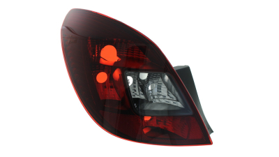 Stop spate lampa Opel Corsa D, 2006-2014 5 Usi, spate, omologare ECE, fara suport bec,fumuriu, 1222199; 93196753, Stanga