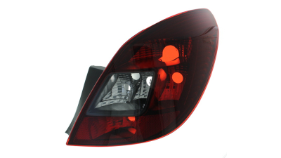 Stop spate lampa Opel Corsa D, 2006-2014 5 Usi, spate, omologare ECE, fara suport bec, fumuriu, 1222200; 93196754, Dreapta