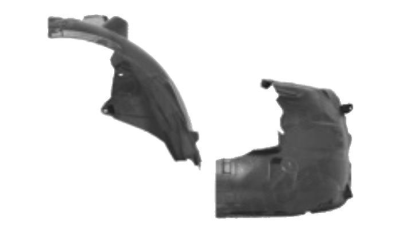 Carenaj roata Opel Corsa D, 07.2006-12.2014, partea Dreapta, Punte Fata partea din spate , 13187359, 5558FP-3, ABS+PVC