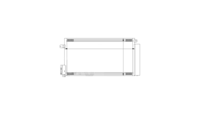 Condensator climatizare OEM/OES Opel Corsa D (S07), 07.2006-09.2006, motor 1.7 CDTI, 92 kw diesel, cutie manuala, full aluminiu brazat, 670 (620)x310 (295)x17 mm, cu uscator si filtru integrat
