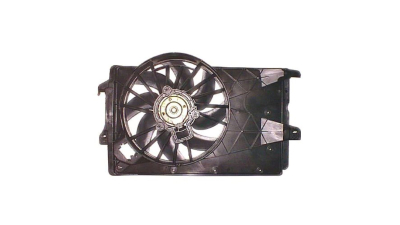 GMV radiator electroventilator Opel Meriva (X03), 07.2003-05.2010, Motorizare 1,4 16v Twinport 66kw; 1,6 64kw; 1,6 16v 76kw; 1,8 16v 92kw Benzina, tip climatizare cu AC, cutie Manuala, dimensiune 330W/ 360mm, cu 2 pini