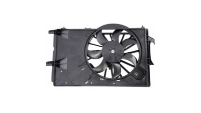 Ventilator radiator GMV SRL, OPEL MERIVA, 2003-2010 motor 1,4/1,6/1,8 benzina, cv manuala, 330 W; 360 mm; 2 pini, 