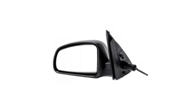 Oglinda usa exterioara OPEL MERIVA A, 05.2003-06.2010, partea stanga, regl. manuala; carcasa neagra; sticla asferica; geam cromat