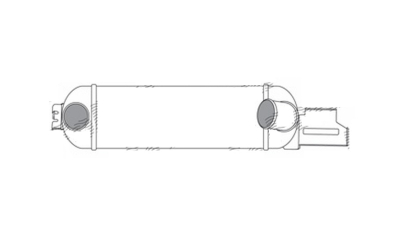 Intercooler Opel Zafira A (T98), 03.1999-06.2005, motor 2.0 DTI 74kw, diesel, cu/fara AC, aluminiu brazat, 293x101x50 mm, 