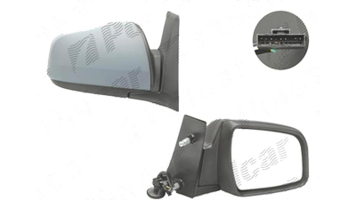 Oglinda exterioara Opel Zafira, 01.2008-12.2011, Dreapta, reglare electrica; grunduit; incalzita; geam convex; cromat; pliere electrica; 7 pini, View Max